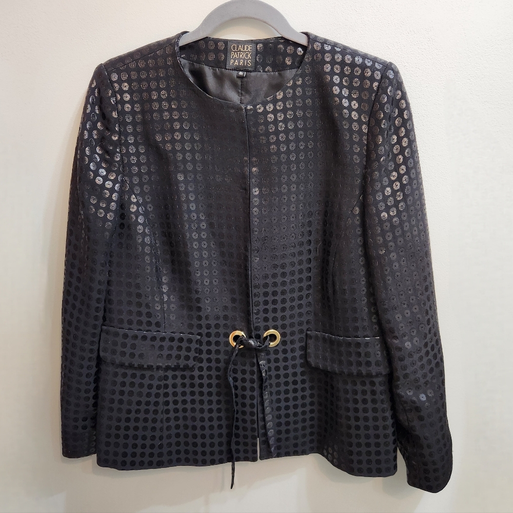 Claude Patrick Paris Blazer Size 46, U.S. Large